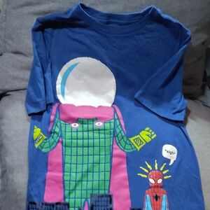 Marvel Kids Superhero T-Shirt - Blue and Pink